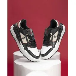 Men Round-Toe Lace-Up Sneakers