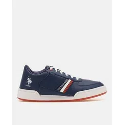 Men Round-Toe Lace-Up Sneakers