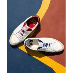 Men Round-Toe Lace-Up Sneakers