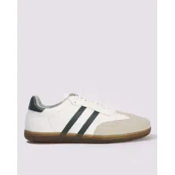 Men Round-Toe Lace-Up Sneakers