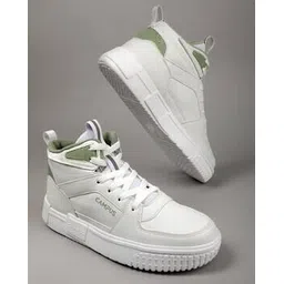 Men Round-Toe Lace-Up Sneakers