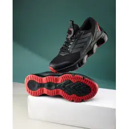 Men Round-Toe Running Shoes with Lace Fastening