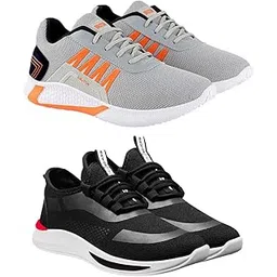 Men Sports Running Shoes - Combo Pack of 2