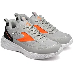 Men TOOFAN-05 Running and Casual wear Shoes with Laces, Lightweight and Comfortable Shoes with Synthetic Upper Fabric and EVA Sole for Men & Boys for Sports and Gym