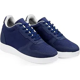 Men's 3 Inch Hidden Height Increasing Casual Sneakers Laceup Outdoor Shoes.