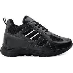 Men's 3 Inch Hidden Height Increasing Casual Sports Running Laceup Light Weight Shoes.