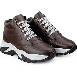 Men's 3 Inch Hidden Height Increasing/Elevator Casual Sneaker Laceup Light Weight Shoes.