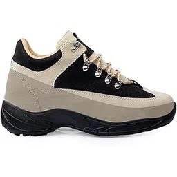 Men's 9 CM Hidden Height Increasing High-Top Casual Sneakers Laceup Outdoor Shoes.