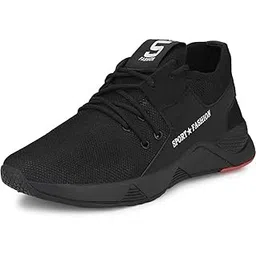 Men's (9273) Black Casual Sports Running Shoes
