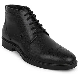 Men's Ankle Height Lace-Up Round Toe Comfortable Boot