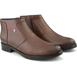 Men's Ankle Height Slip On Round Toe Comfortable Boot