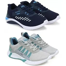 Men’s Athletic Sports Shoes – Stylish Running Twin Pack Multi