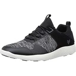 Men's Black Indoor Multisport Court Shoes - 11 UK/India (45 EU) (EL-GFW011-S9Black Melange)
