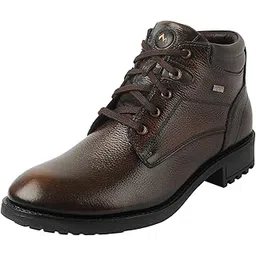 Men's Black Leather Lace-Up Ankle Boots