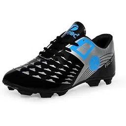 Men's Black PU Football Shoes