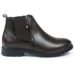Men’s Boots – Stylish Slip-On Ankle Boots with Elastic Side Panel & Durable Rubber Sole