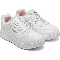 Men's BOSTON-01 Casual Sneaker Shoes with Synthetic Upper Lightweight Comfortable Mid Top Sneaker Shoes for Men's & Boy's (FULLWHT) -UK 11s