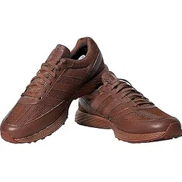 Men's Brown Mesh Running Shoe - 8