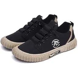 Men's Casual Athletic Sneakers, Lace-up Design with Rubber Sole, Comfortable & Lightweight,Air Mesh Casual Shoes for Men,Soft Cushion Insole Casual Sneakers for Men (Multicolour)