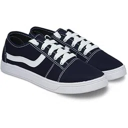 Men's Casual Black Sneakers | Lightweight & Stylish Lace-Up Shoes | Comfortable, Anti-Skid, Durable & Breathable | Trendy Streetwear, Walking, Travel & Outdoor Activities