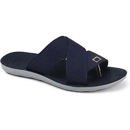 Men's Casual Flip-Flops & Slipper | Stylish & Comfortable (Blue, UK Footwear Size System, Adult, Men, Numeric, Medium, 7)