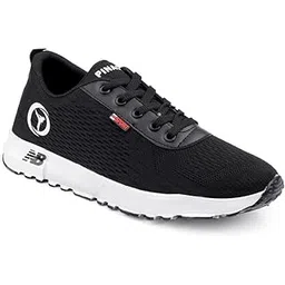 Men's Casual Mesh Lace-ups Casual Shoes (Black)