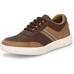 Men's Casual Shoes Fashion Lace Up Non-Slip Flats Trendy Stylish All Day Comfortable Lightweight Sneakers with Extra Comfort on Heel Blue Casual Shoe for Mens (6313)