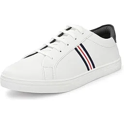 Men's Casual Shoes | Lace-Up Stylish Sneakers | Cushioned Insole |Classic Canvas Low-Tops| Leather Lace-Up Shoes | Comfort Insole | Daily Wear |Provide Comfort & Stylish (6311)
