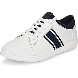 Men's Casual Shoes |Fashion Lace Up Non-Slip Flats | Classic Casual Shoes for Everyday Style |Trendy Stylish All Day Comfortable Lightweight Sneakers with Extra Comfort on Heel (2896)