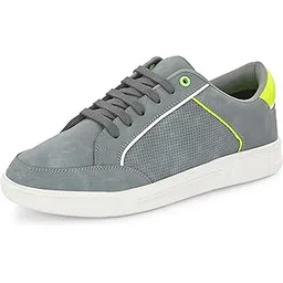 Men's Casual Shoes |Fashion Lace Up Non-Slip Flats|Memory Foam Insole|Non-Slip Soles|All-Day Comfort|Trendy Stylish All Day Comfortable Lightweight Sneakers with Extra Comfort on Heel (2890)