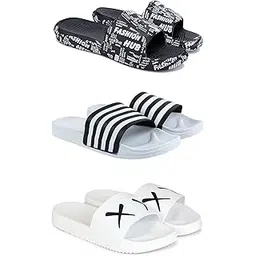 Men’s Casual Slip-On Sandals – Designs & Stylish Open-ToePCV-SAN-(3-COMBO)-3103-3026-3029