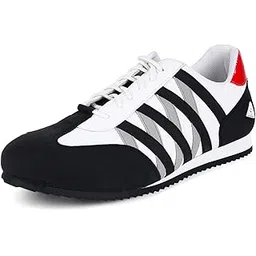 Men’s Casual Sneaker | Elastic auto Adjustable Laces Sneakers for Men | Sneakers Shoes | Comfortable and Lightweight | LSPSNK_CS Sneakers