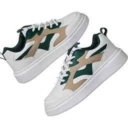 Men's Casual Sneaker Shoes Synthetic Soft Cushioned Insole Extra Grip Anti Skid Comfortable Lightweight Durable for Gym, Workout, Walking & Everyday