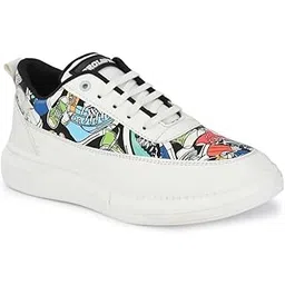 Men's Casual Synthetic Lace-ups Casual Shoes (White)