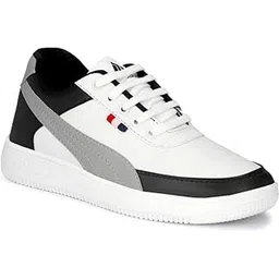 Men's Casual Synthetic Lace-ups Casual Shoes (White)