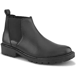 Men's Chelsea Boots | Ankle Height Boot| Formal, Office & Casual Wear Shoes | Soft Cushioned Insole, Dynamic Feet Support, Arch Support & Shock Absorption