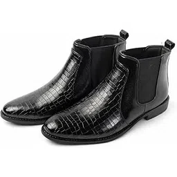 Men’s Chelsea Boots with Croco Texture | Model 4015