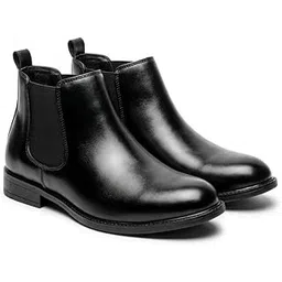 MENS CHESLA BOOTS (BLACK, 8, UK Footwear Size System, Adult, Men, Numeric, Medium, 0)