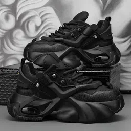 Men's Chunky Sneaker Casual Sport Shoe With Thick Sole Sneakers For Men