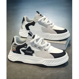 Men's Chunky Sneaker Casual Sport Shoe With Thick Sole Walking Shoes For Men