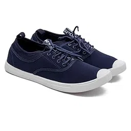 Men's Classic-04 Casual Sneaker,Walking Shoes with Lightweight Extra Soft Lace-Up Canvas Shoes for Men's & Boy's…