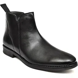 Men’s Classic Tan Chelsea Boots | Genuine Leather | Slip-On Ankle Boots for Formal & Casual Wear
