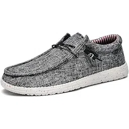 Mens Comfort & Style with Soft Cushioned Insole | Lightweight Comfort Classic Canvas Sneakers for Everyday Wear |Trendy Lace-Up Design for Casual Outfits (2631)