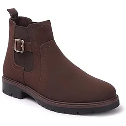 Men's Comfortable Chelsea Boot with Buckle