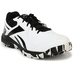 Men's Cricket Brilliance Shoes Black/White, 12