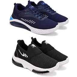Men’s Cushioned Sports Shoes – Active Running 2-Pack Multi