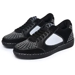 Men's Distinct Low-Top Flat Sneakers or Casual Shoe with Memory Cushion Footbed for All Day wear