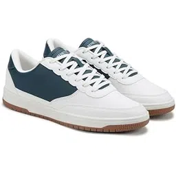 Mens Embossed Counter Perforations Lace-up Sneakers Sneaker