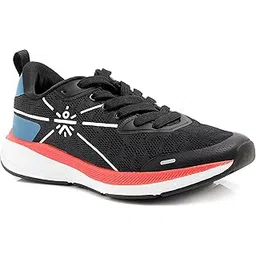 Men's Flomo Running Shoes, Engineered Mesh Upper, Breathable, Flexible, Enhanced Cushioning, Enhanced Grip, Compressed EVA Midsole for Higher Rebound, Carbon Rubber Outsole