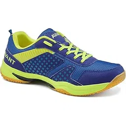Men's FluidX Badminton Shoes-Non Marking, Anti Skid Shoes with Rubber Outsoles,Lightweight, Ideal for Indoor Sports Badminton, Volleyball, Squash